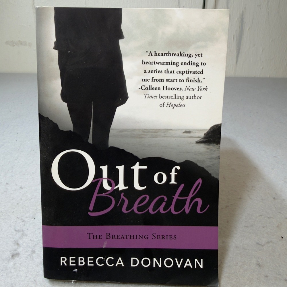 Out of Breath Rebecca Donovan the Breathing Series Book Paperback 2013 YA Drama